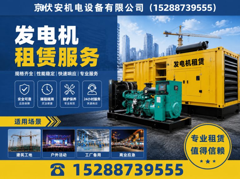东莞柴油发电机组出租展示图